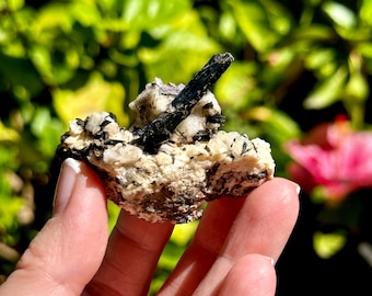 Aegirine & Orthoclase Crystal Cluster: Protective Grounding Stone