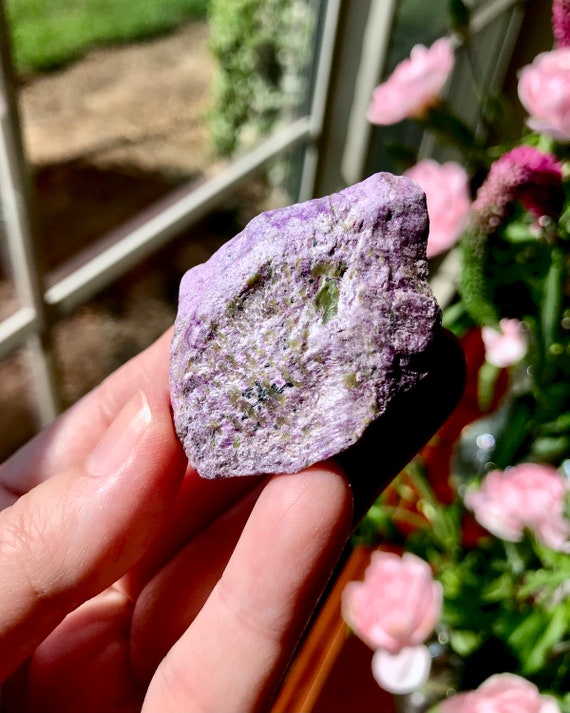 Beautiful Stichtite "Atlantasite" Crystal from South Africa | Violet Ray Crystal | Raw Stichtite | Raise Kundalini | Protective Stone |ATL-D