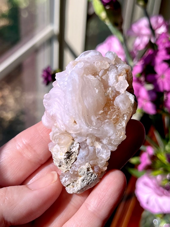 VERY RARE Pink Chalcedony from New Mexico | Raw Pink Chalcedony | Heart Chakra | Calming Energy | Crystals for the Heart Chakra | CH-B
