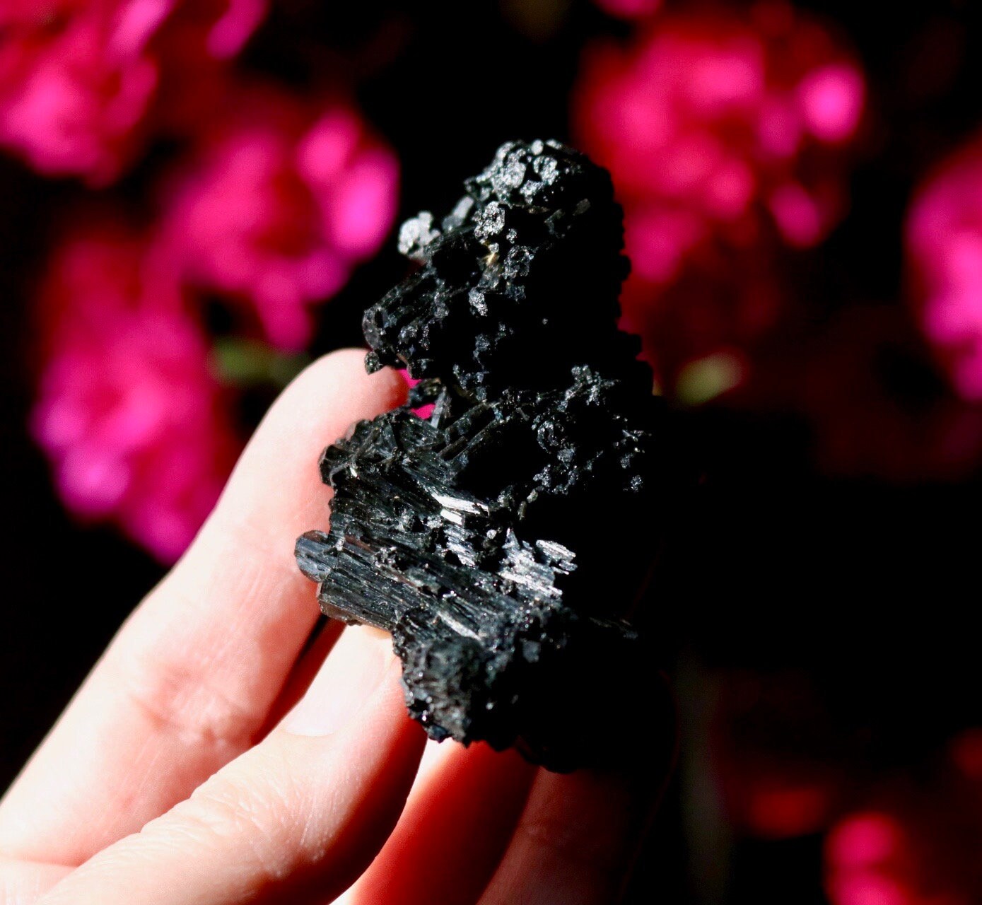 RARE Glorious Black Tourmaline Cluster from Madagascar ...