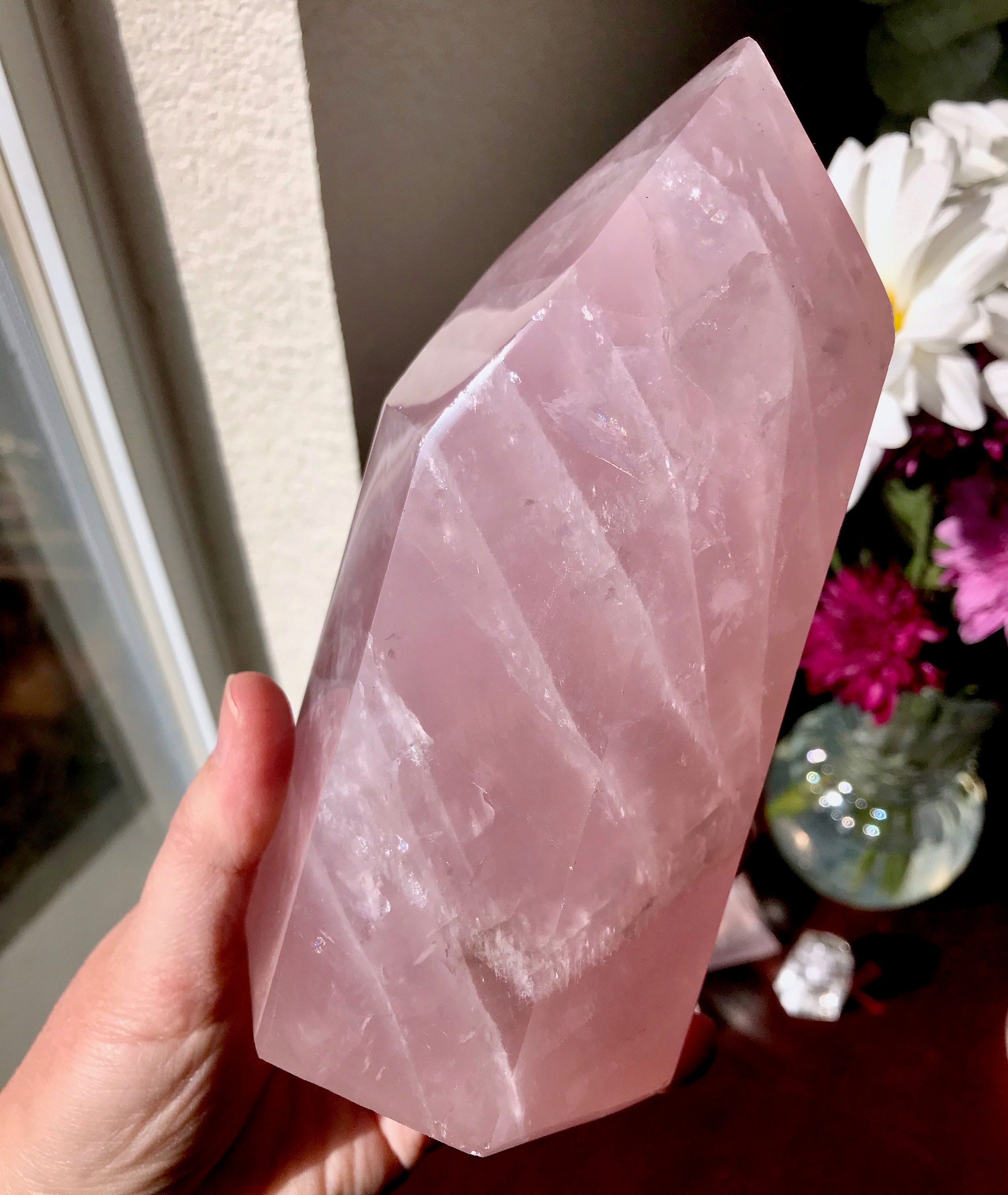 crystal rose quartz crystal rose quartz