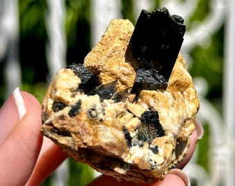 Rare Aegirine & Orthoclase Crystal Cluster: South African Healing Stone