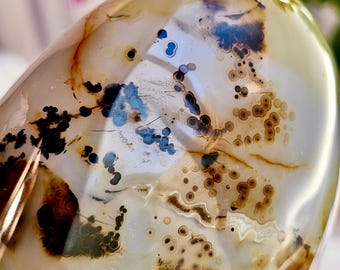 Exquisite Silver Dendritic Agate Freeform from Madagascar | AA Grade | Earth Healing Grids | Nurturing Energy | Chakra Alignment | T678D