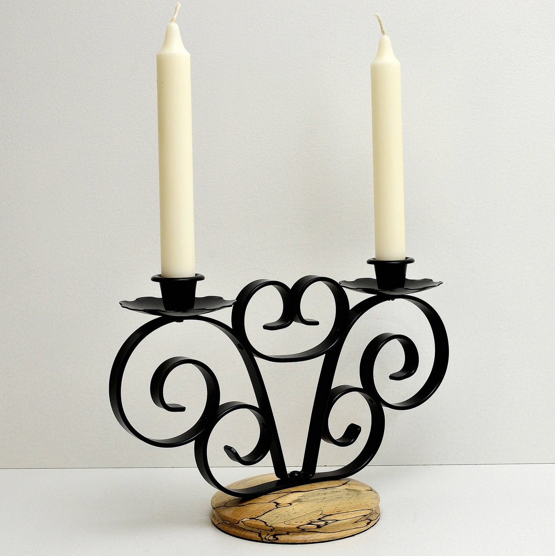 Unique Twin Candlestick Holder Candelabra. Etsy