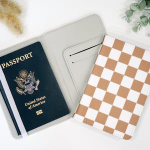 Custom Traveller Passport Holder - Trendy Cute Patterns, Personalize Passport Wallet