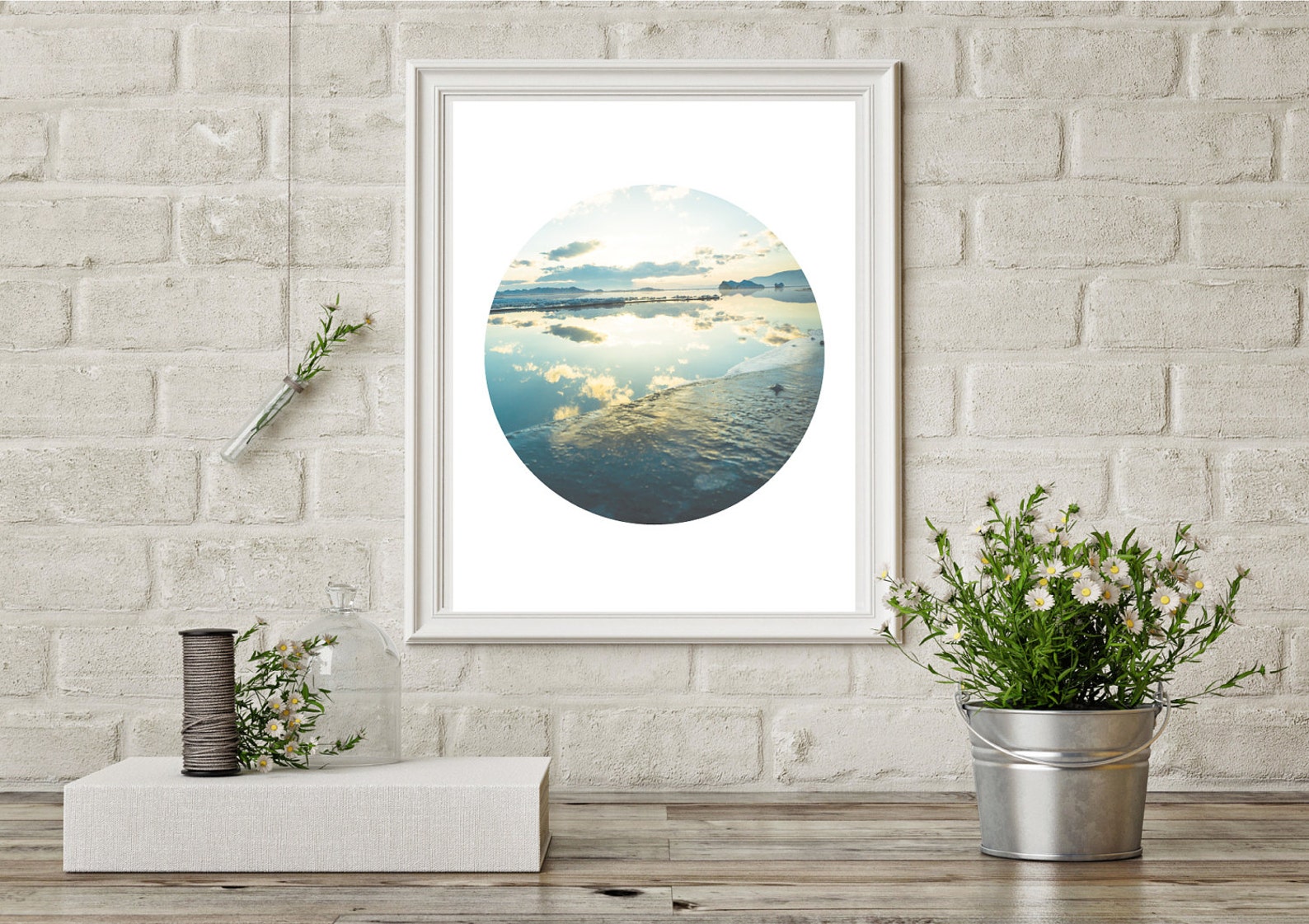 Blue Sky Wall Art Photography Print Geometric Prints Etsy España