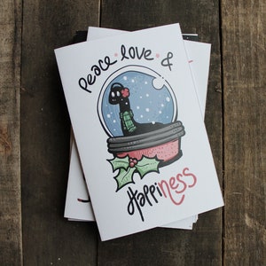 Cryptid Nessie Printable Holiday Card, Loch Ness Monster Card, Cryptid Card, Loch Ness Monster, Nessie