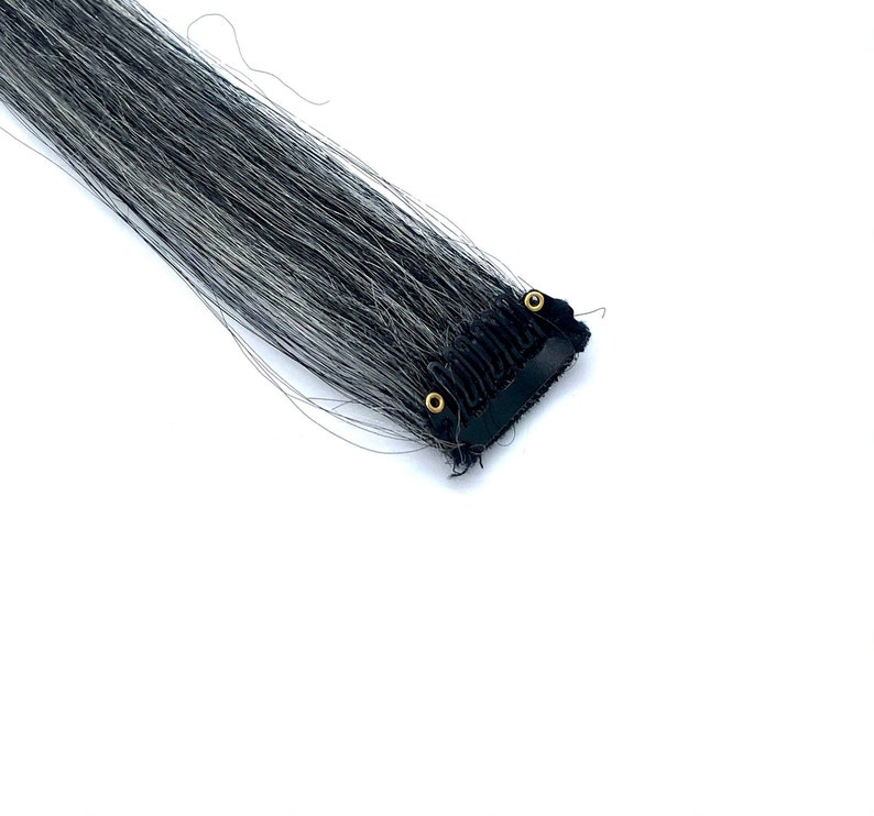 Salt and Pepper Grey Regular Straight x 1 Highlight