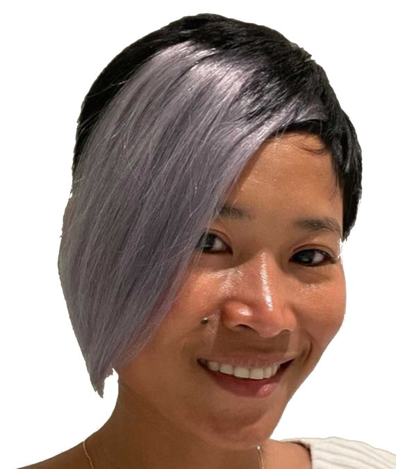 Grey Highlights Virgin Remy Hair Extensions - Etsy UK Grey Highlights Virgin Remy Hair Extensions - Etsy UK