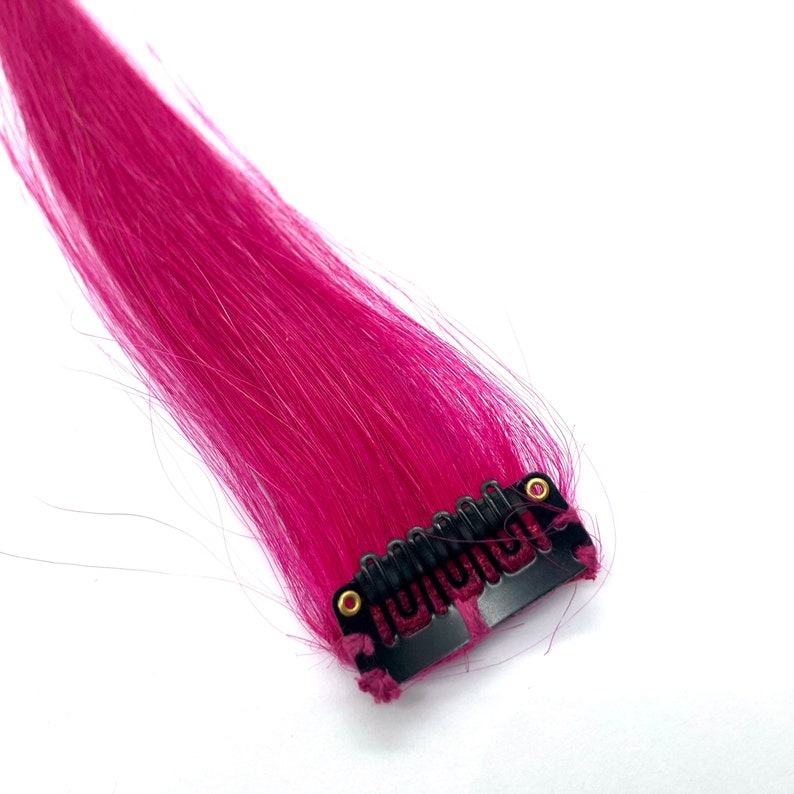Buy Cerise Pink Highlights Human Hair Extension Clip in Streak Online in India - Etsy Buy Cerise Pink Highlights Human Hair Extension Clip in Streak Online in India - Etsy