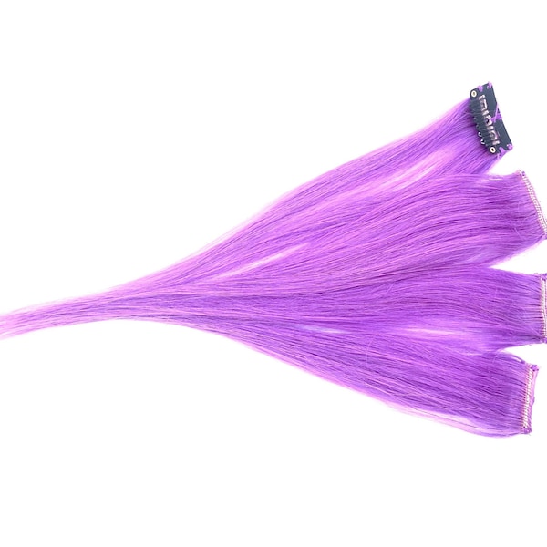 Lavender Hair Extensions Etsy