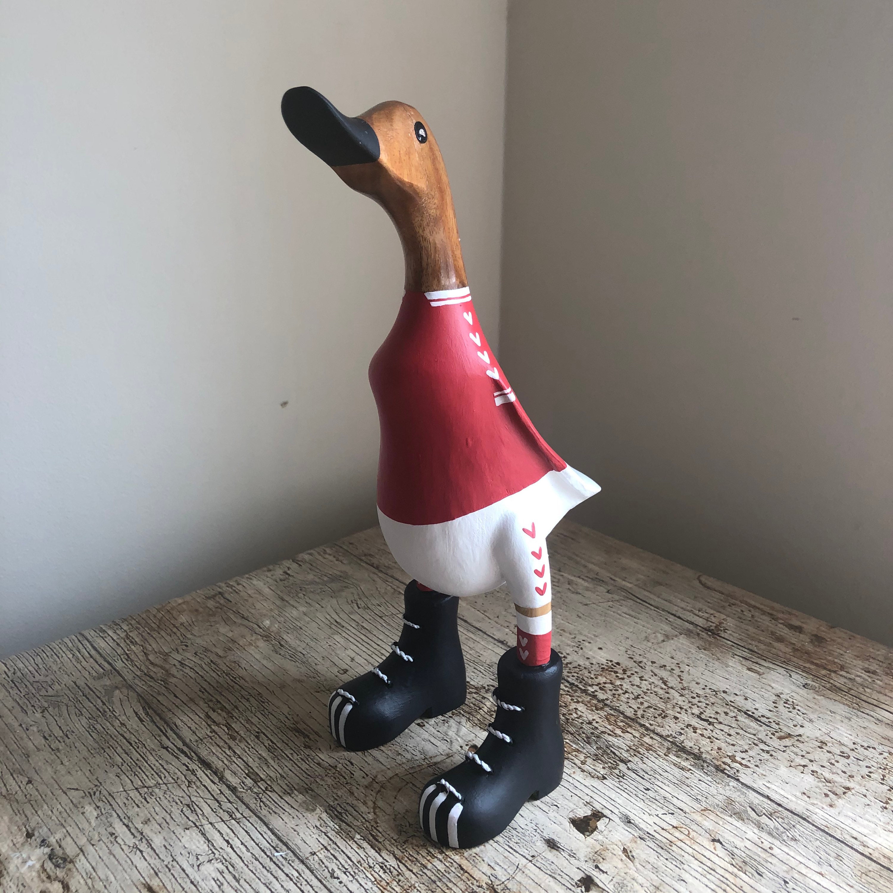 CHARLTON ATHLETIC Handpainted Wooden Ducks in Football Team Etsy