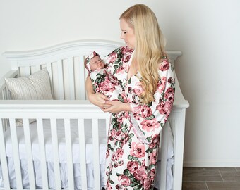 Robe And Swaddle Set Etsy