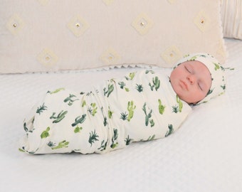 cactus swaddle set