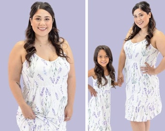 Mother Daughter Matching Dress Plus 
