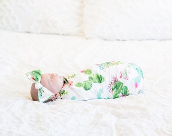 cactus swaddle set