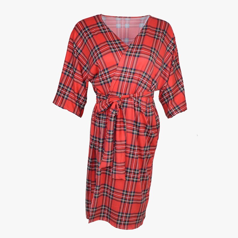 Christmas Plaid Robe Mommy Robe and Swaddle Set Maternity Etsy