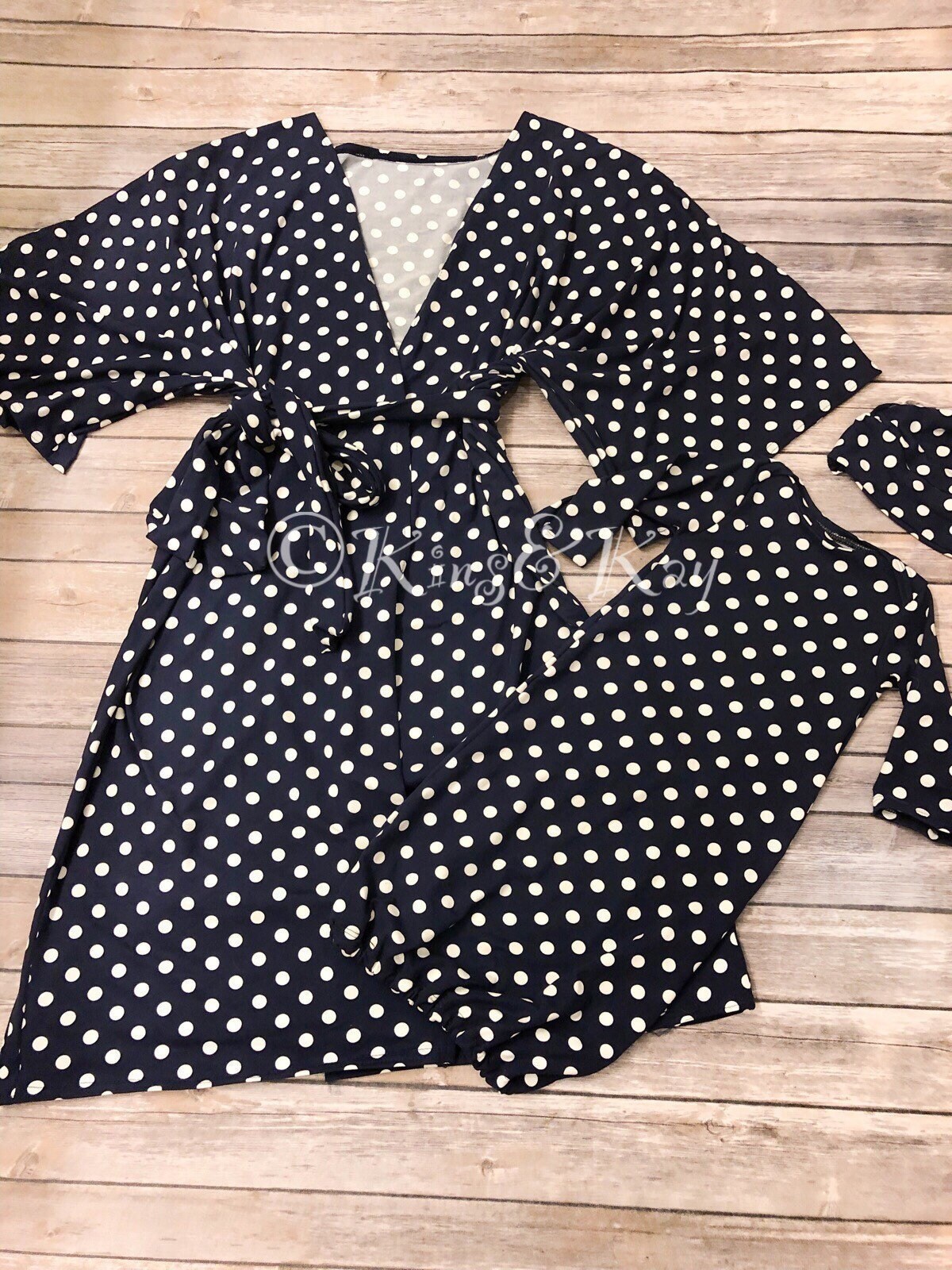 matching robe and newborn gown