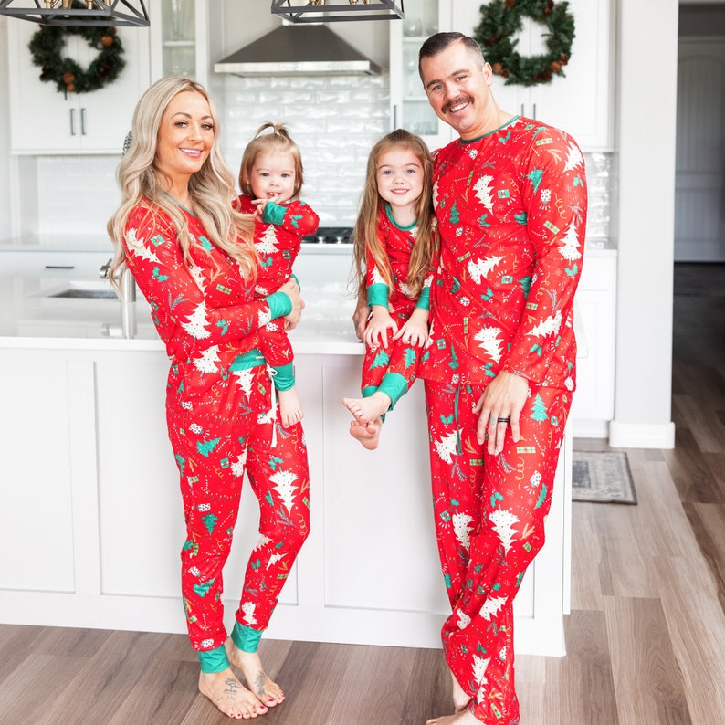 Family Holiday Pajamas Matching Family Pjs Family Christmas image 7