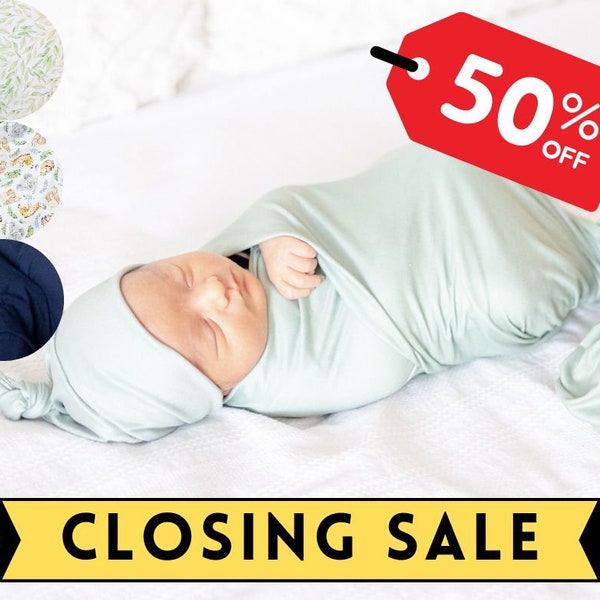 Newborn Swaddle Set Boy Etsy