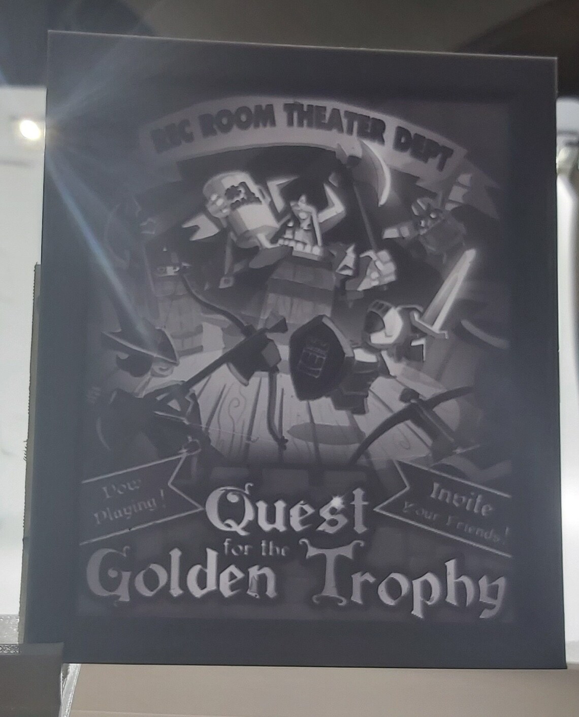 Rec Room Quest Posters Lithophanes - Etsy