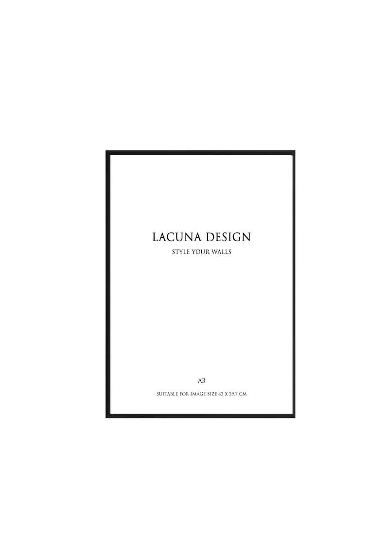 Photo Frame A3 Black Aluminium Picture Frame Poster Frames Etsy UK