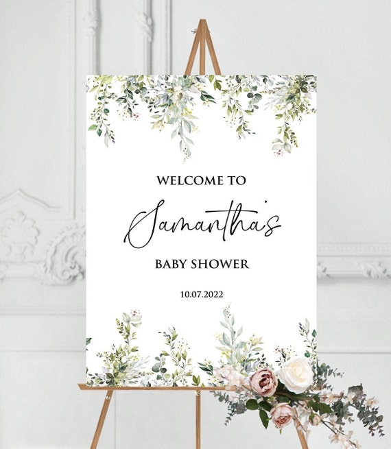 Etsy baby hot sale shower sign