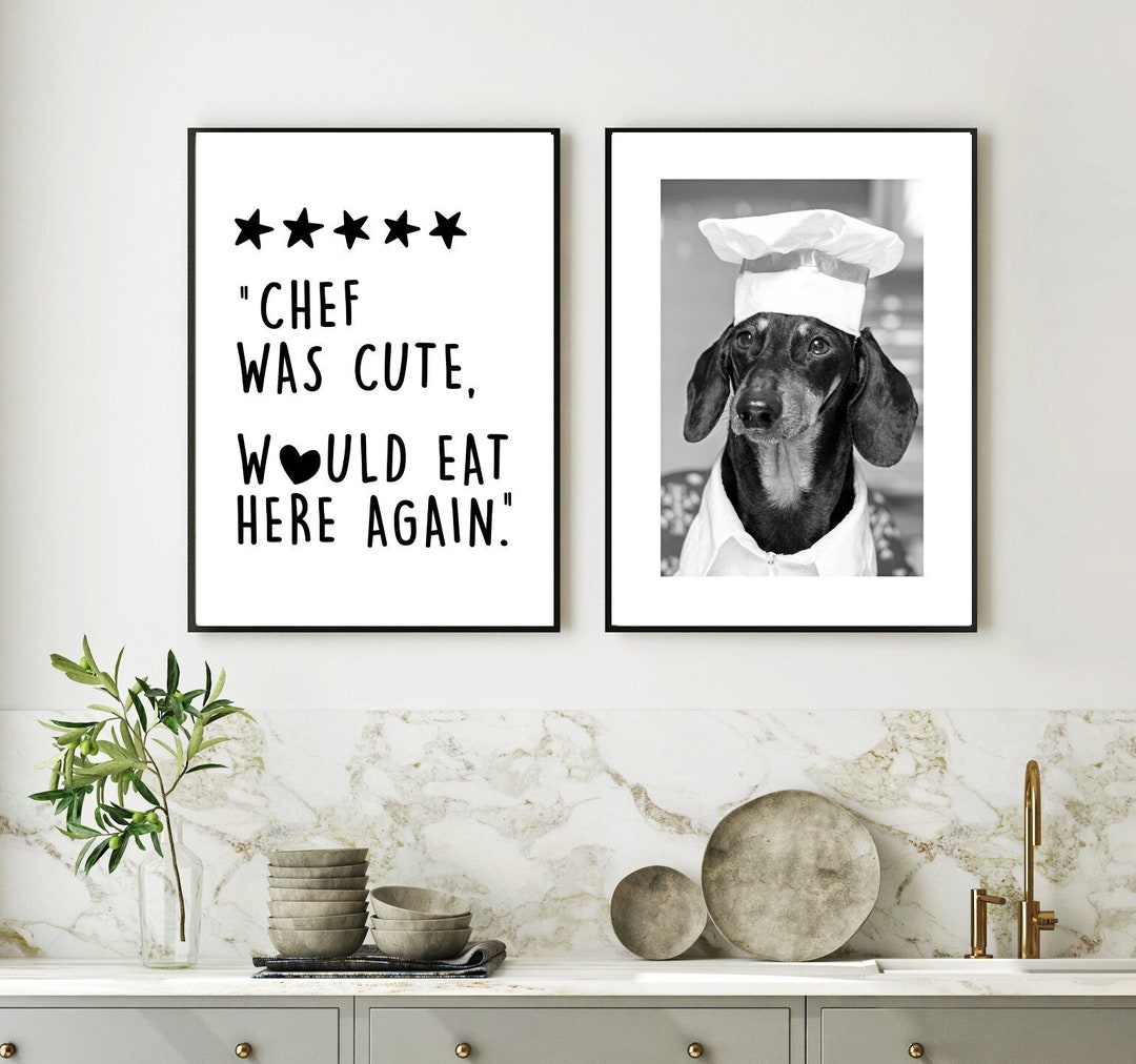 Kitchen Poster Set Pair, Kitchen Print, Utility Wall Prints, Kitchen ...