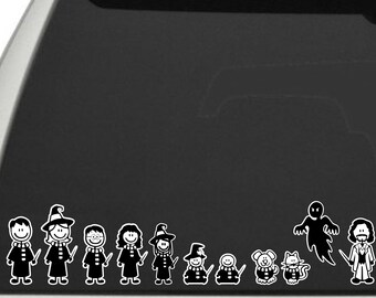 Car Sticker Bumper Sticker Magic Witch Wizard Vinyl Self Stick Decal Laptop Decal Any Colour Decal Stickers Wall Vinyl Bike Decals