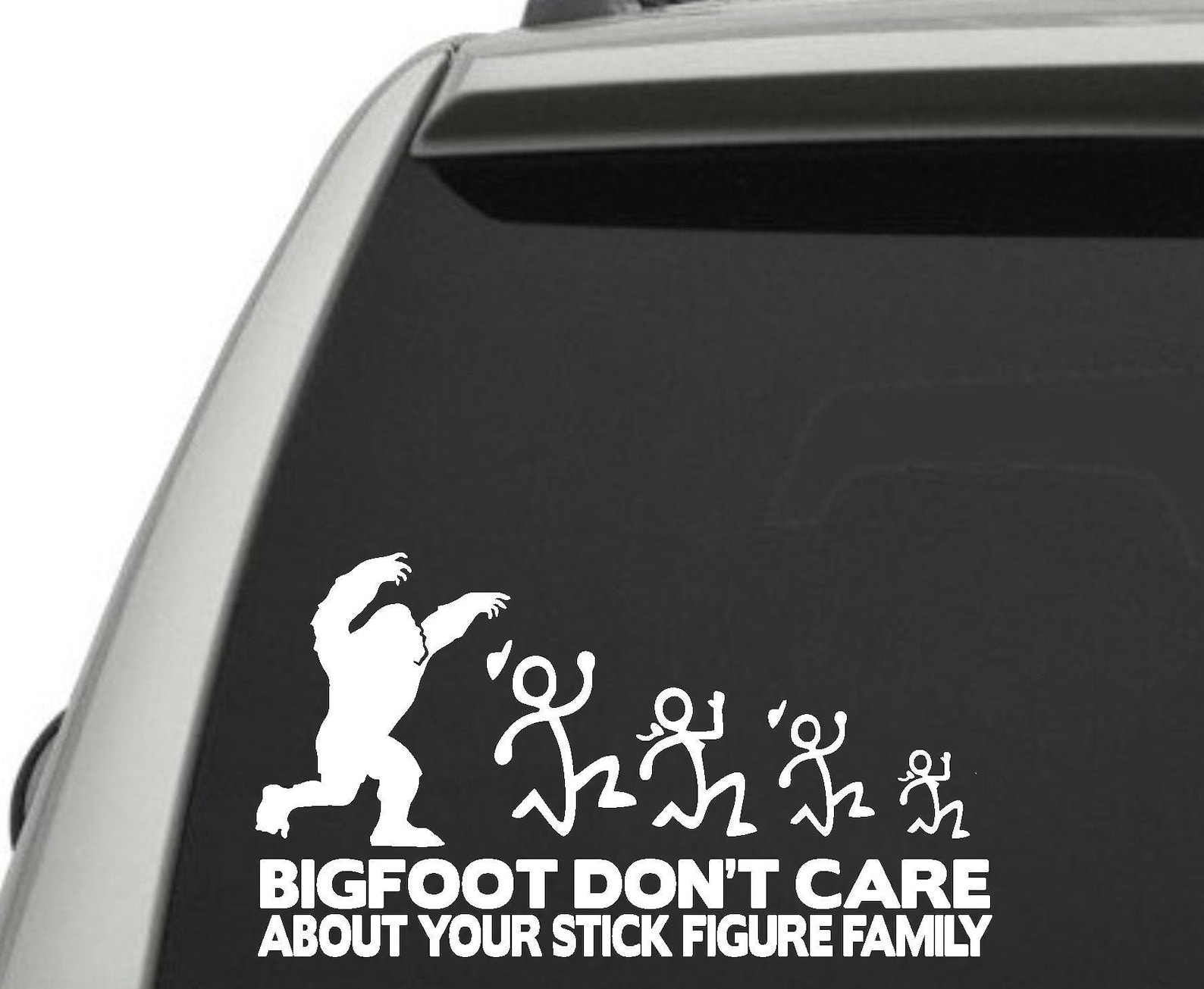 Bigfoot decal for car window decal big foot decal car decal Etsy