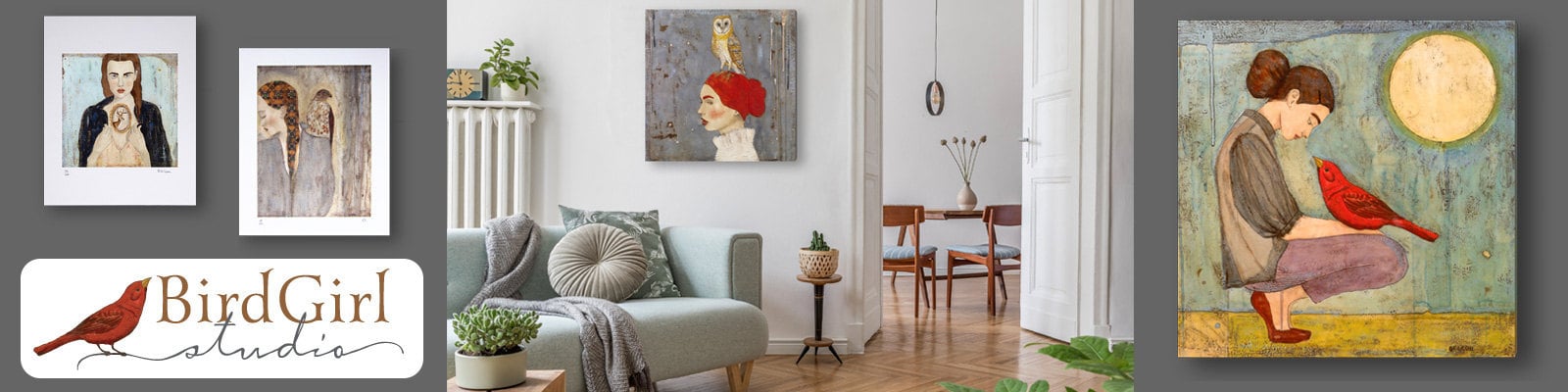 Yarnnakarn ヤナカーン still life bird girl Yarnnakarn ヤナカーン