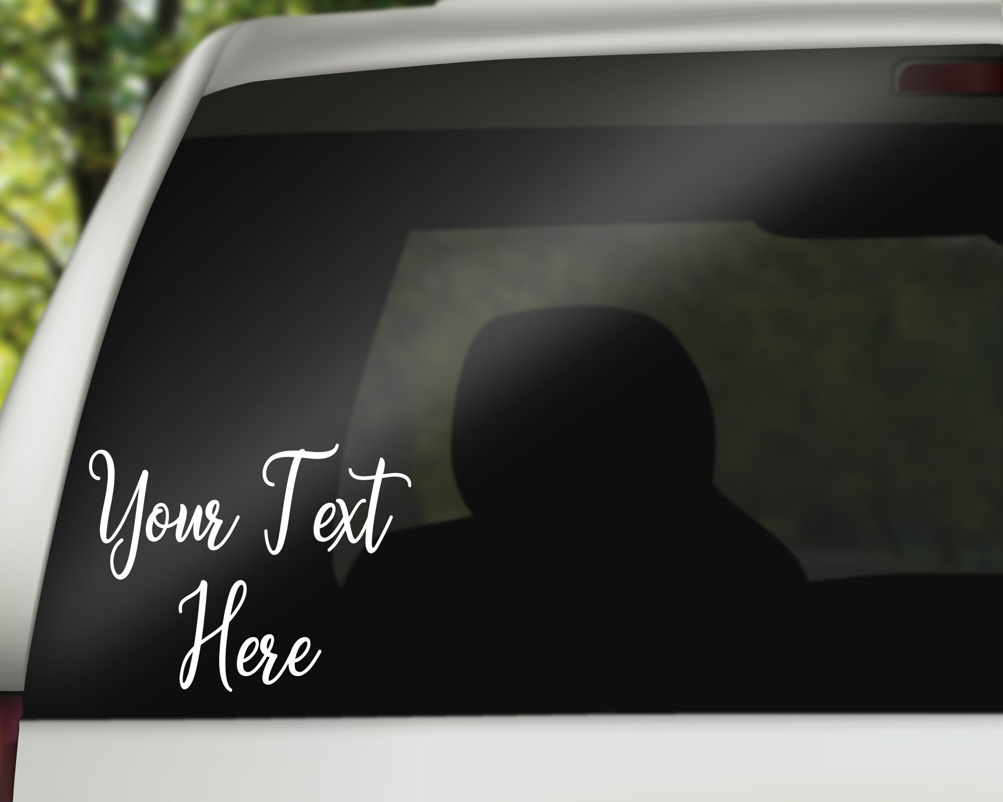 Design Your Own Decal Car Decal Window Decals Car Decals Etsy