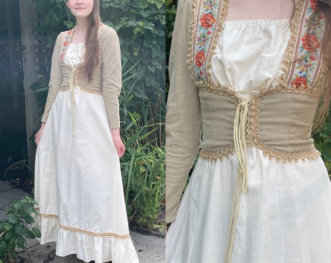1970s Gunnesax Dress Black Label Rare Gunne Dress Prairie Dress Maxi ...