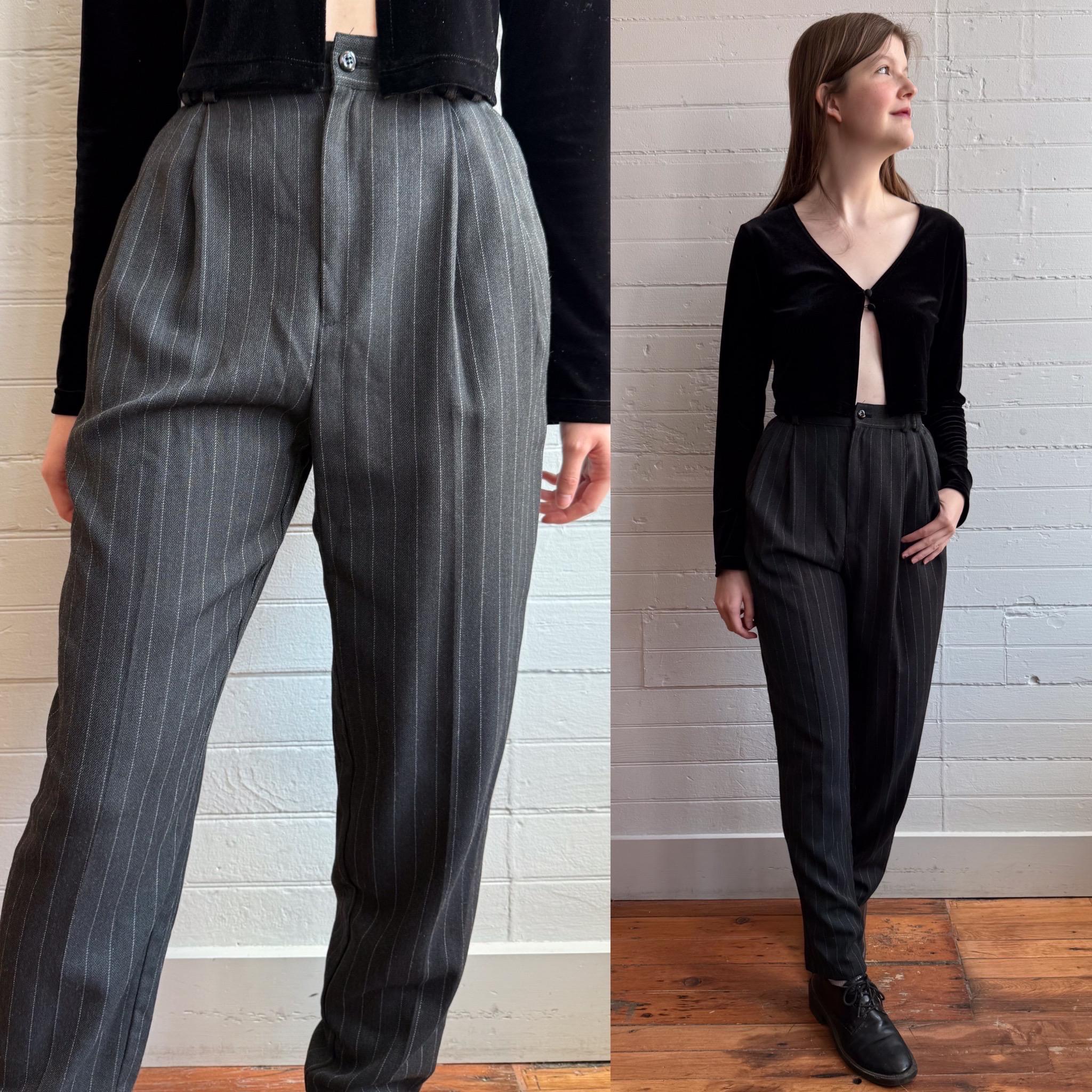 90s Striped Trousers - Etsy