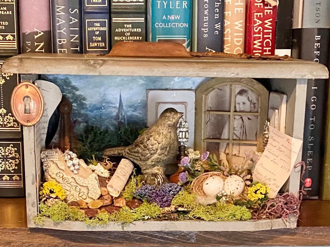 Secret Garden Diorama Nature diorama garden miniatures Etsy