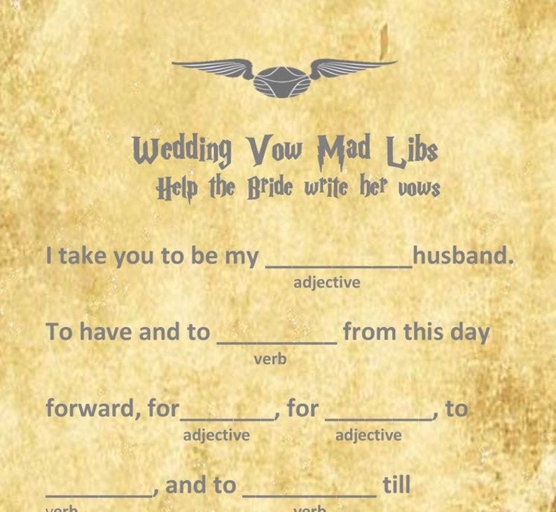 Harry Potter-inspired bridal shower games bundle pack | Etsy