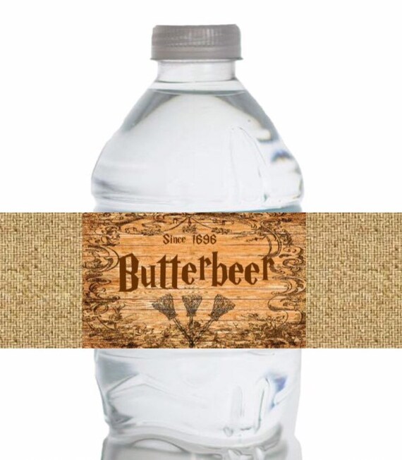 Butterbeer bottle labels Instant Digital Download Three Etsy