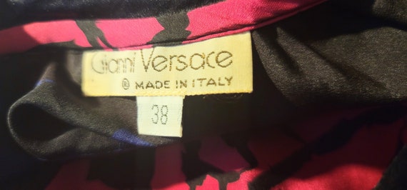Vintage Gianni Versace Blouse Silk Woman euro 38 … - image 10