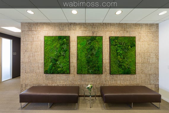 Wabimoss Handmade Solid Wood Wall Decor