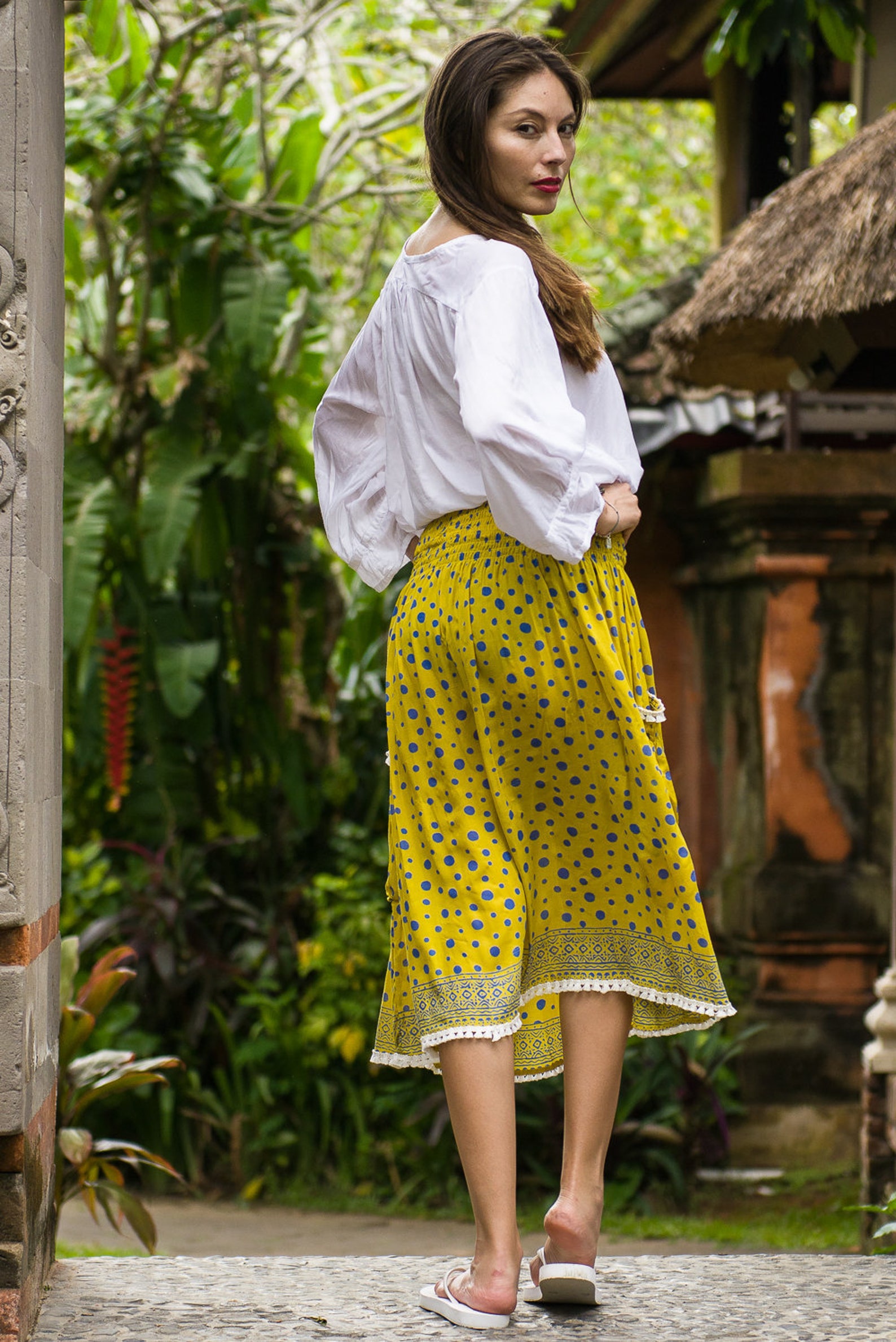 Edi Skirtdress Skirt Dress Combo Versatile Skirt Boho Etsy