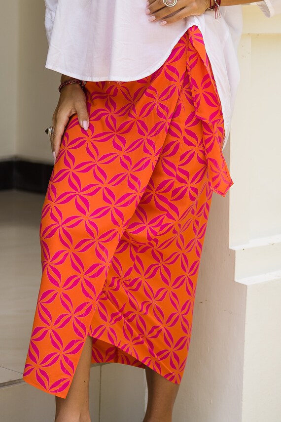 Tie Wrap Sarong Beach Cover Up Wrap 