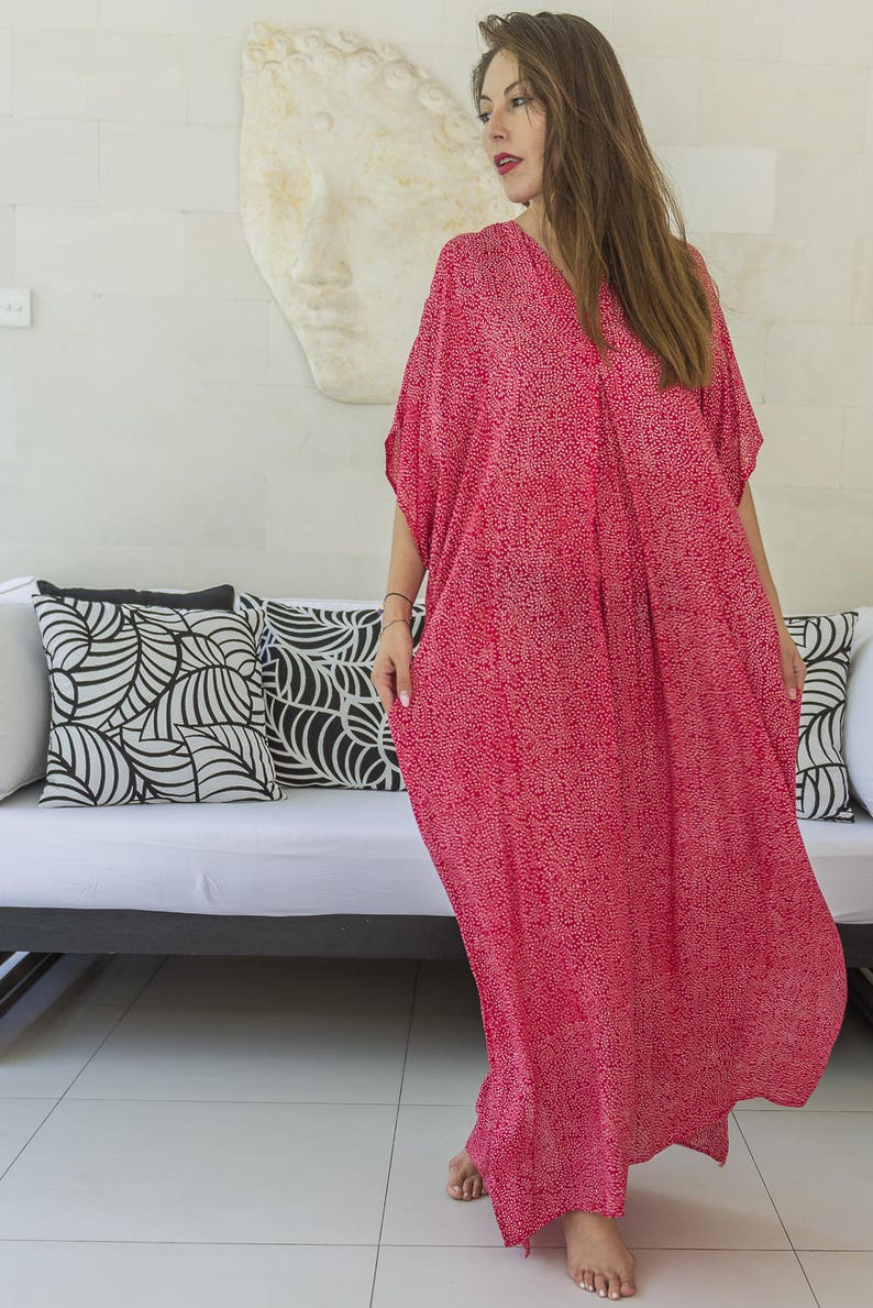 Niko Kaftan Dress Caftan Loose Dress Tunic Beach Coverups Etsy