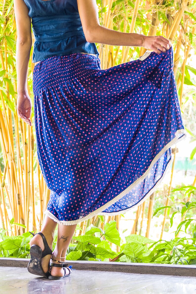 Edi Skirtdress Skirt Dress Combo Versatile Skirt Boho Etsy