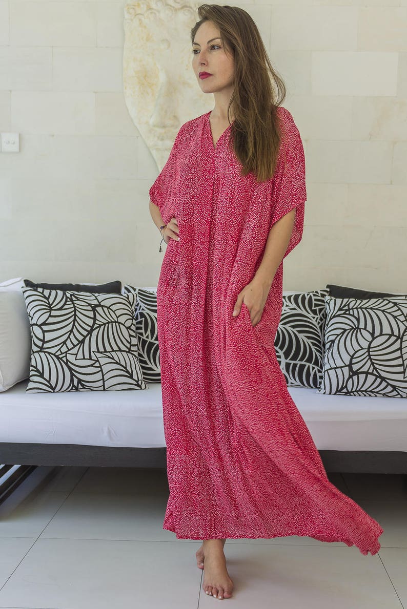 Niko Kaftan Dress Caftan Loose Dress Tunic Beach Coverups Etsy