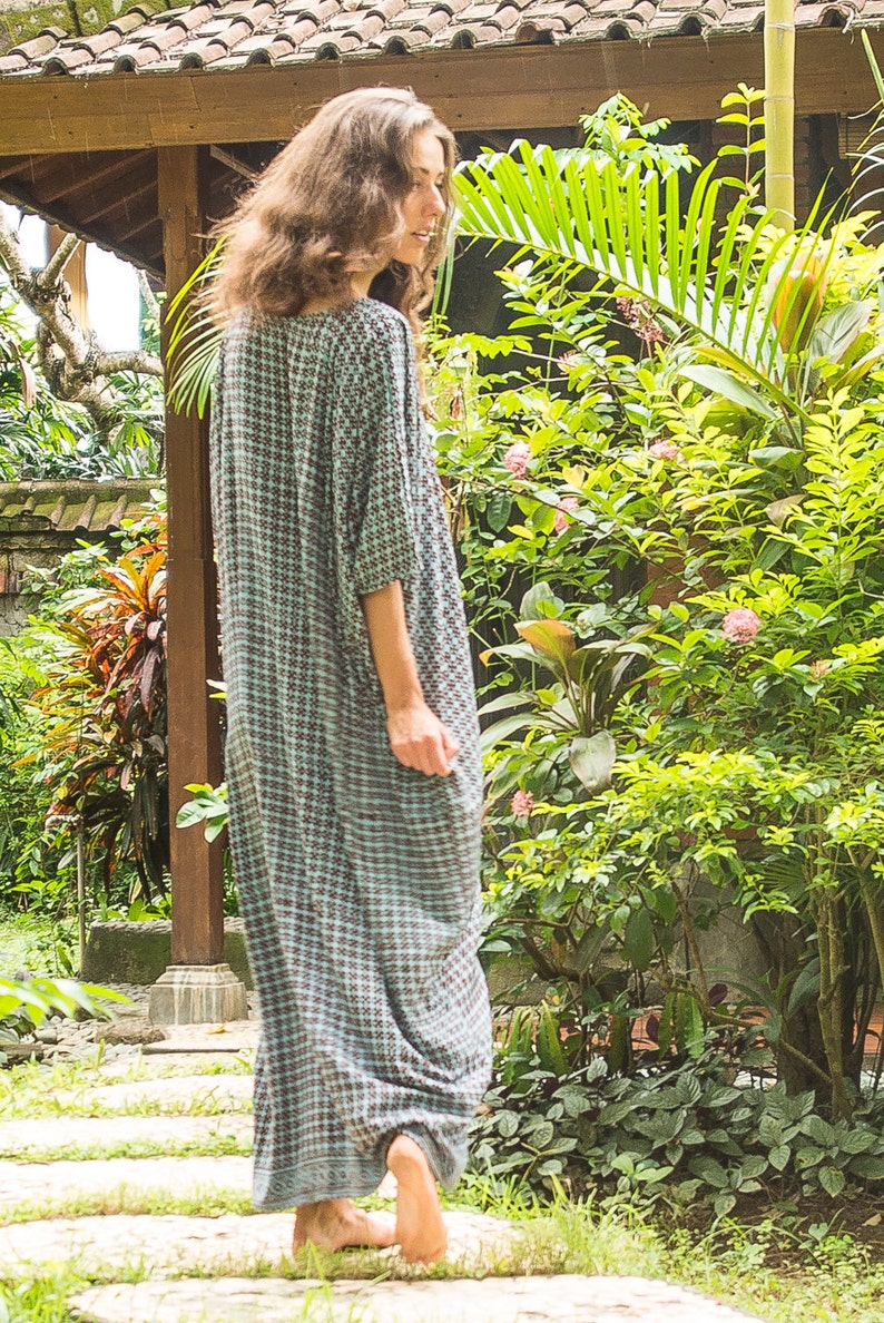 Tassel Kaftan Caftan Loose Dress Tunic Beach Coverups Etsy