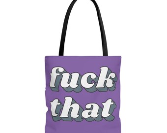 A LA MIERDA ESO Bolsa de tela