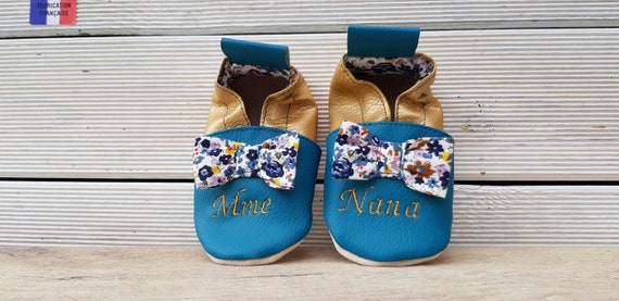 Minnie soft leatherette slippers