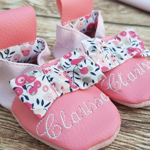 Chaussons Souples Cuir Simili Cuir Chausson Bebe Chausson Etsy