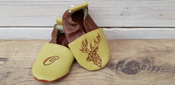 leather soft slippers