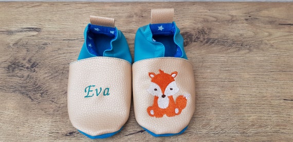 fox soft leatherette slippers